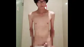 【女装もみじ】　変態トイレストリップ　【朱音もみじ】